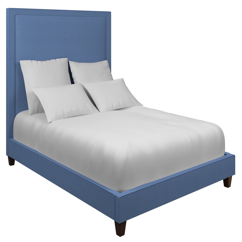High Stonington Bed | Estate Linen French Blue