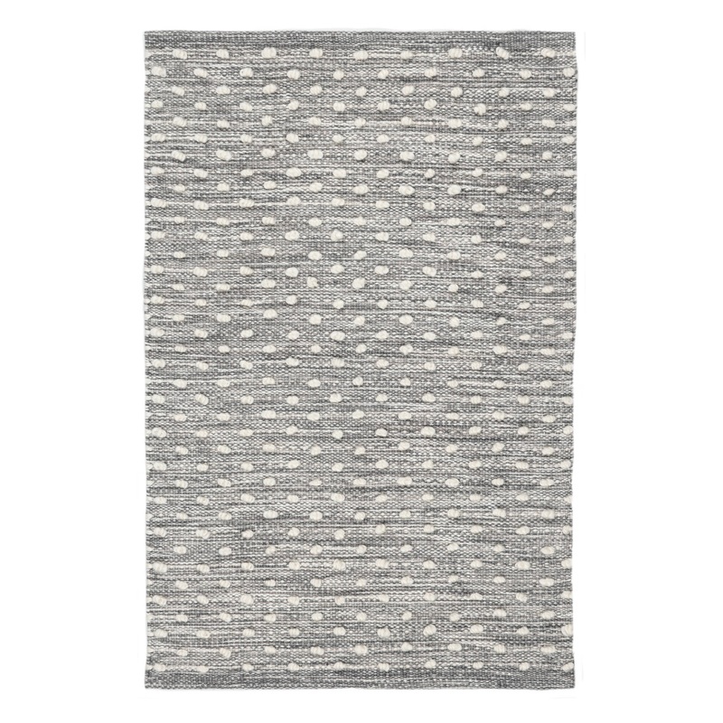 Hobnail Handwoven Performance Rug | Grey