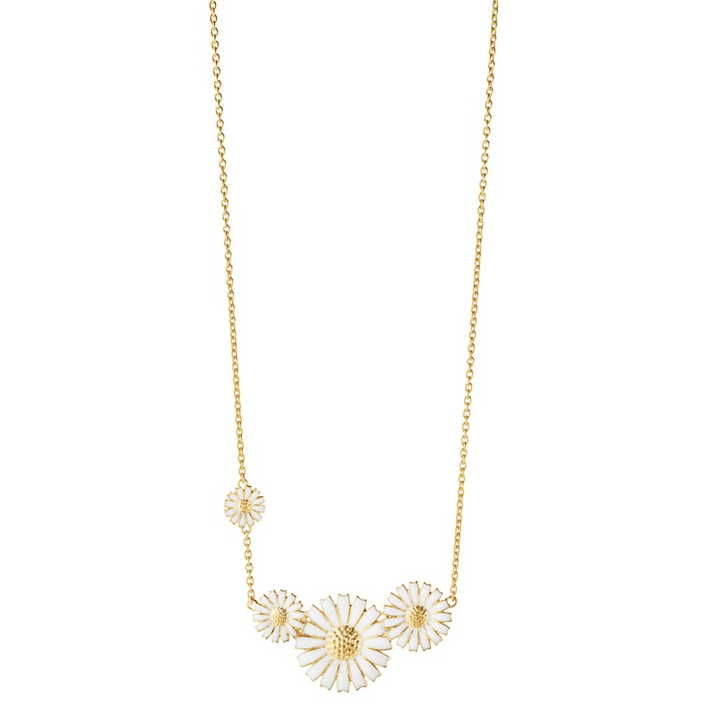 Daisy 4-Flower Necklace – Three Variants