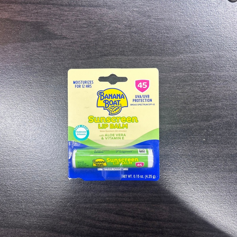 Banana Boat Aloe Vera Sunscreen Lip Balm – SPF 45