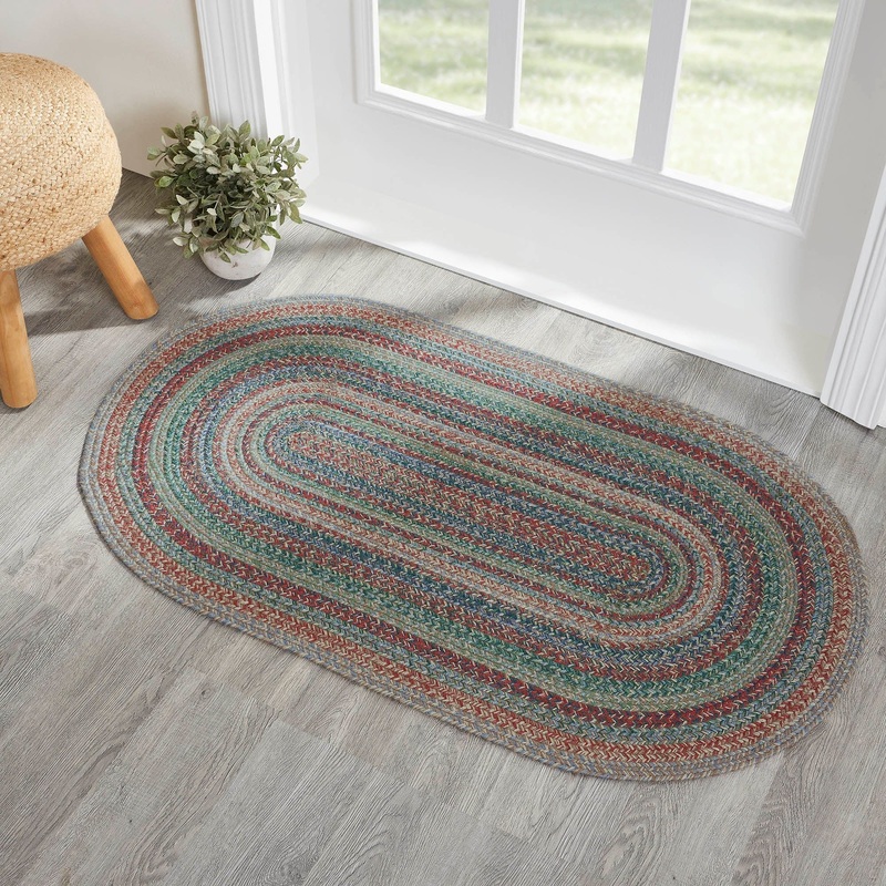 Multi Jute Rug Oval w/ Pad 27×48