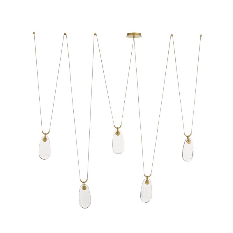 Arteriors GADLC01 Melt 5-lt 82″ LED Chandelier