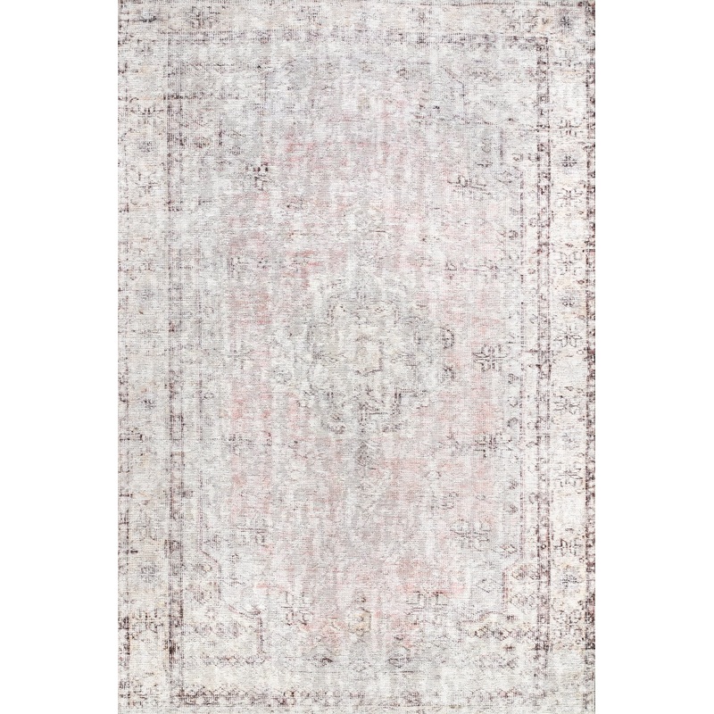 Ashen Medallion Flatweave Rug | Multicolor
