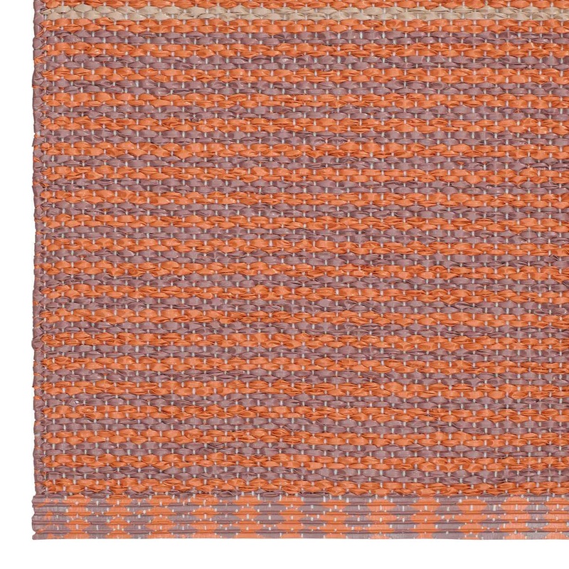 Cleo Indoor / Outdoor Swedish Woven Plastic Area Rug, Four Sizes in 10 Color Variants