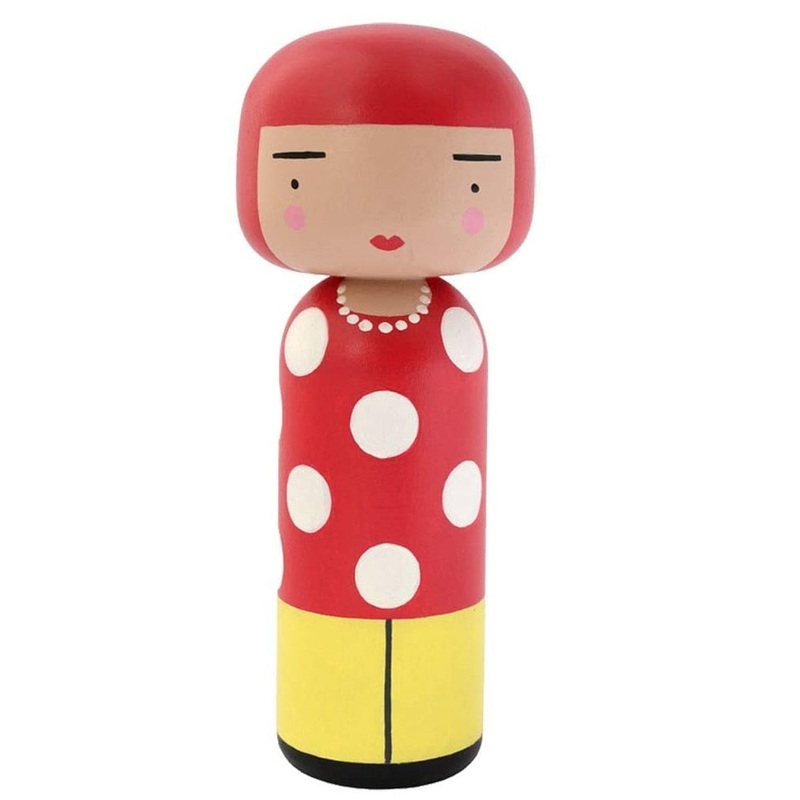Lucie Kaas Kokeshi Doll – Dot