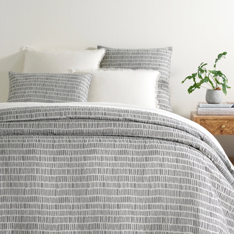 Talus Duvet Cover | Granite