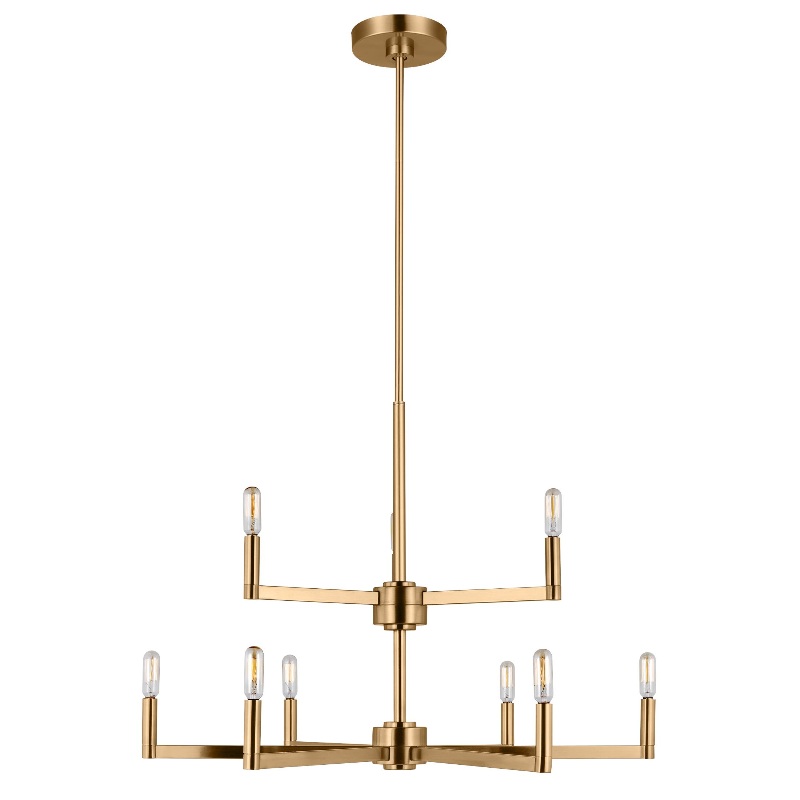 Visual Comfort 3164209EN Fullton 9-lt 30″ LED Chandelier