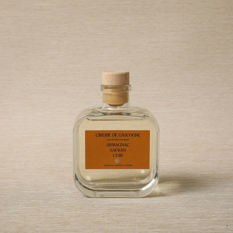 Armagnac saffron  leather diffuser