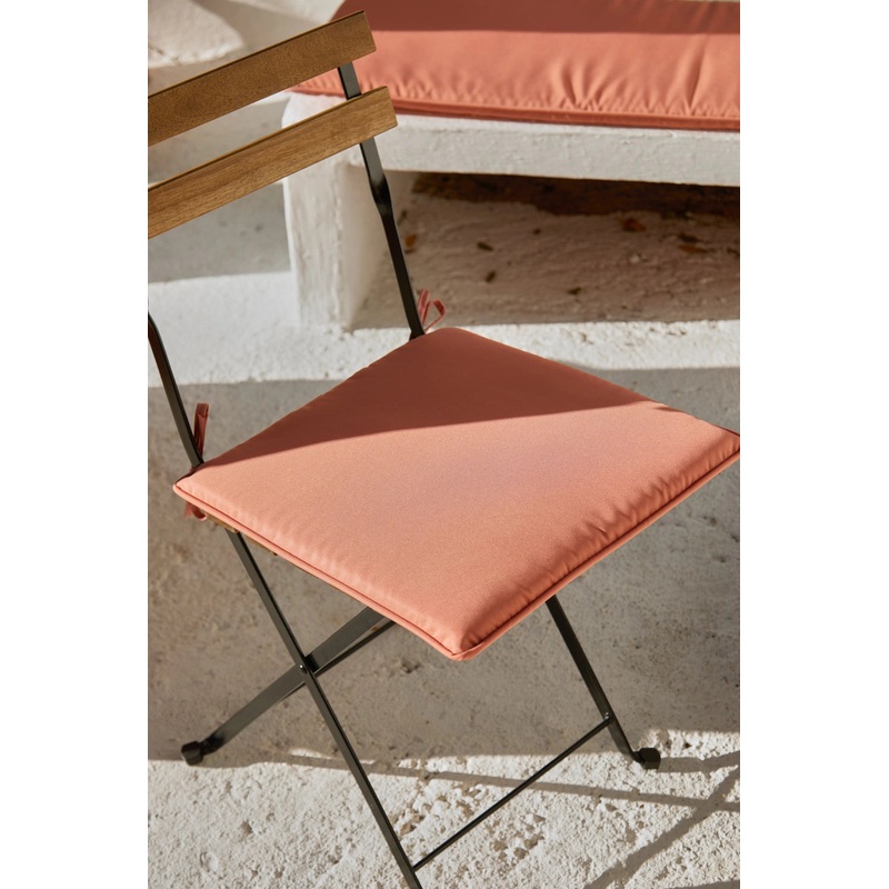 Cojn de silla cuadrado resistente al agua rosa Cloud