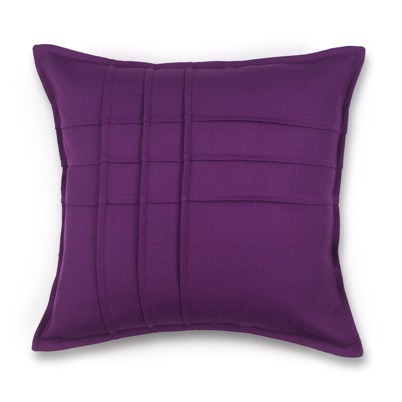Lattice Pillow Cover – Purple