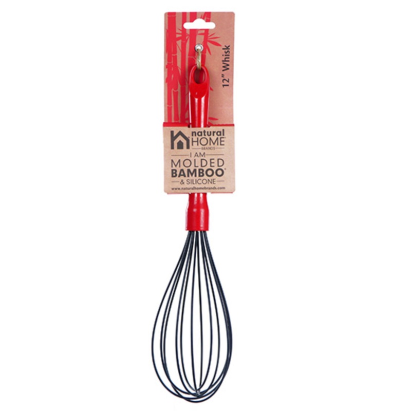 12″ Silicone Whisk – Red Handle