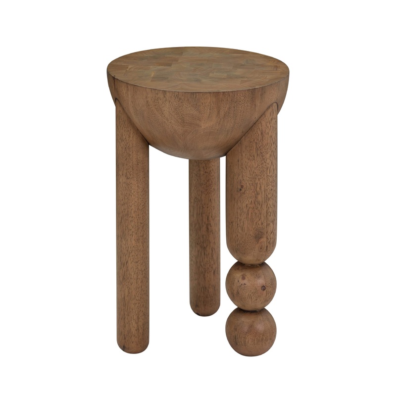 Dot Dash Wooden Accent Table