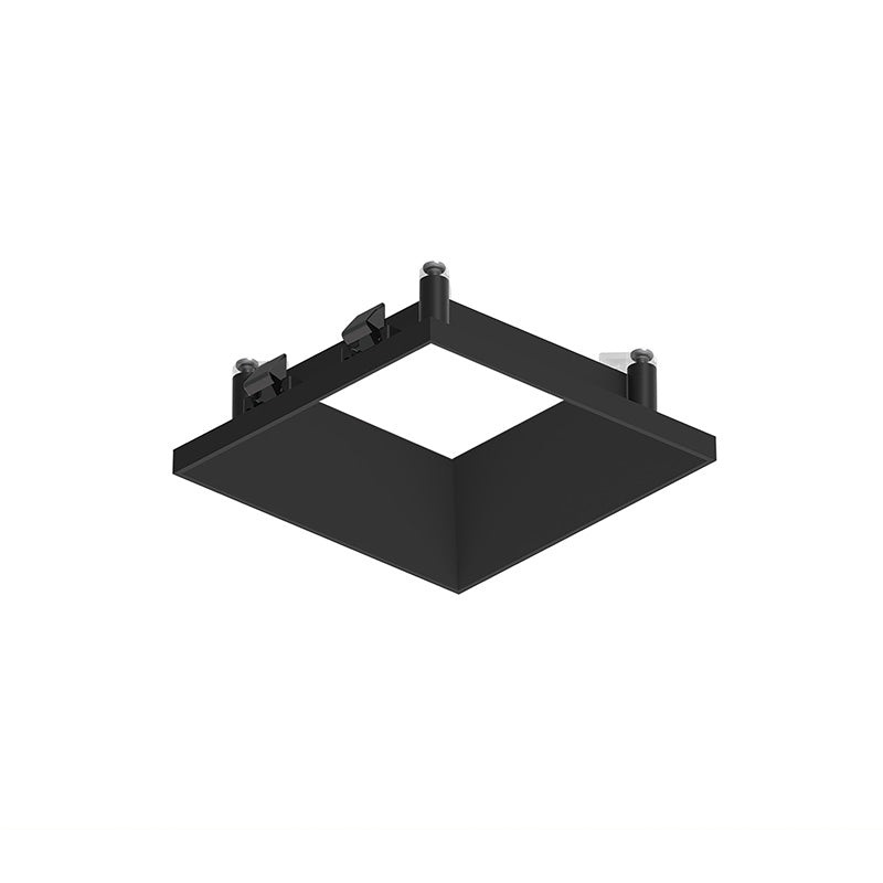 Nora NAPT-3SDN/CL 3″ Apollo Square Flangeless Downlight Trim with Clear Lens