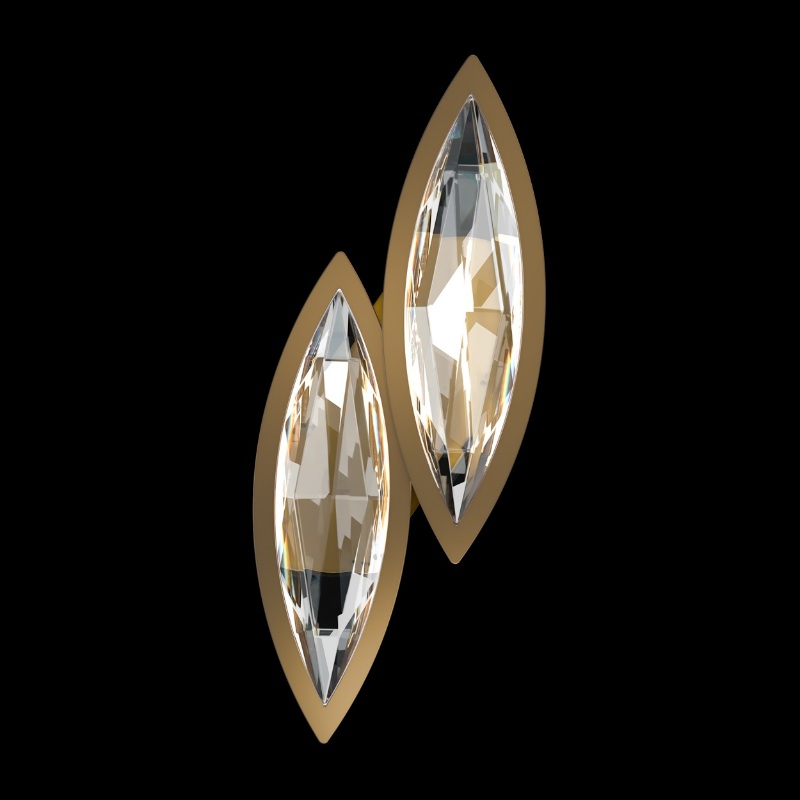 Schonbek S8524 Marchesa 2-lt 24″ Tall LED Wall Sconce, CCT Selectable