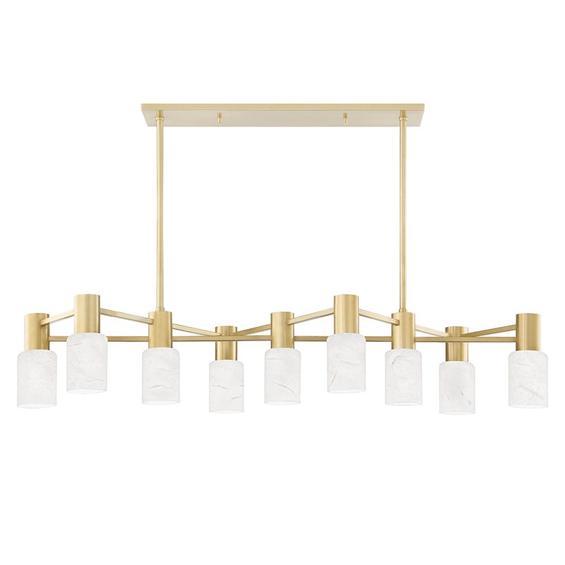Hudson Valley 4248 Centerport 9-lt 48″ LED Linear Chandelier