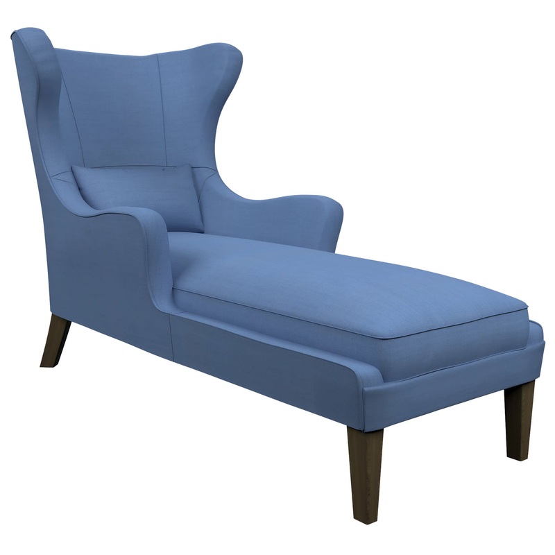 Mirage Smoke Chaise | Estate Linen French Blue