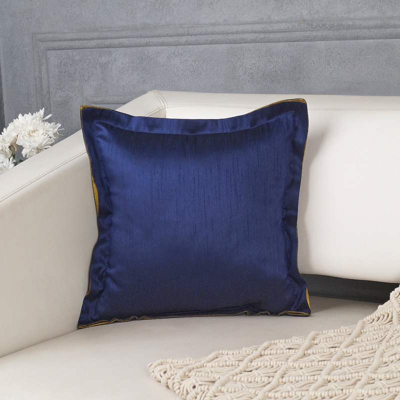 Silque Pillow Cover – Navy Blue