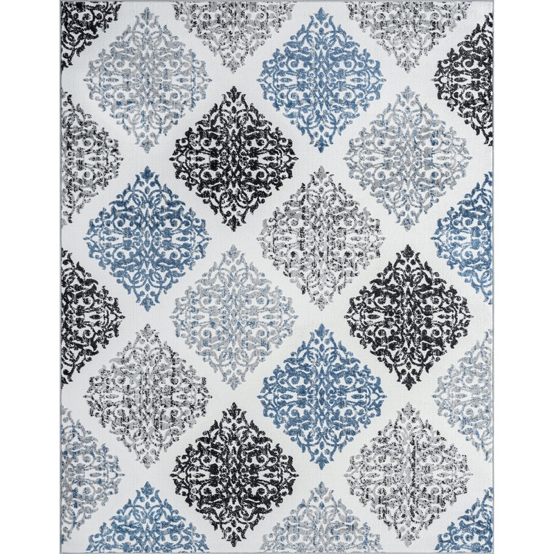 Wyatt-WYT18 Cut Pile Synthetic Blend Indoor Area Rug by Tayse Rugs