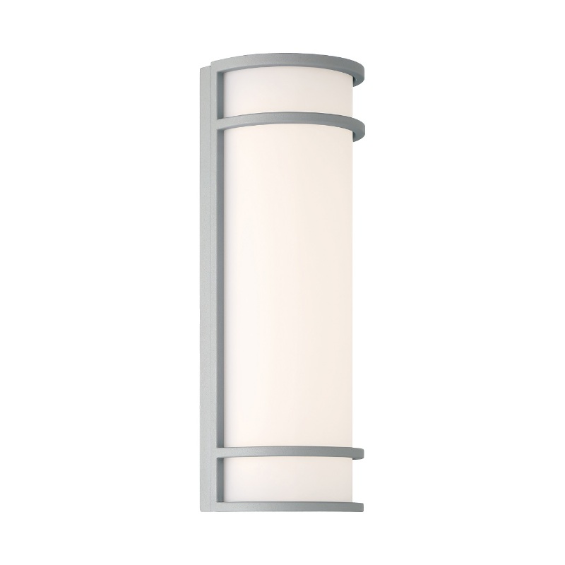 Access 20106 Cove 1-lt 18″ Tall LED Outdoor Wall Sconce with Emergency Backup