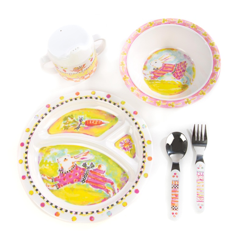 Toddler.s Dinnerware Set – Bunny