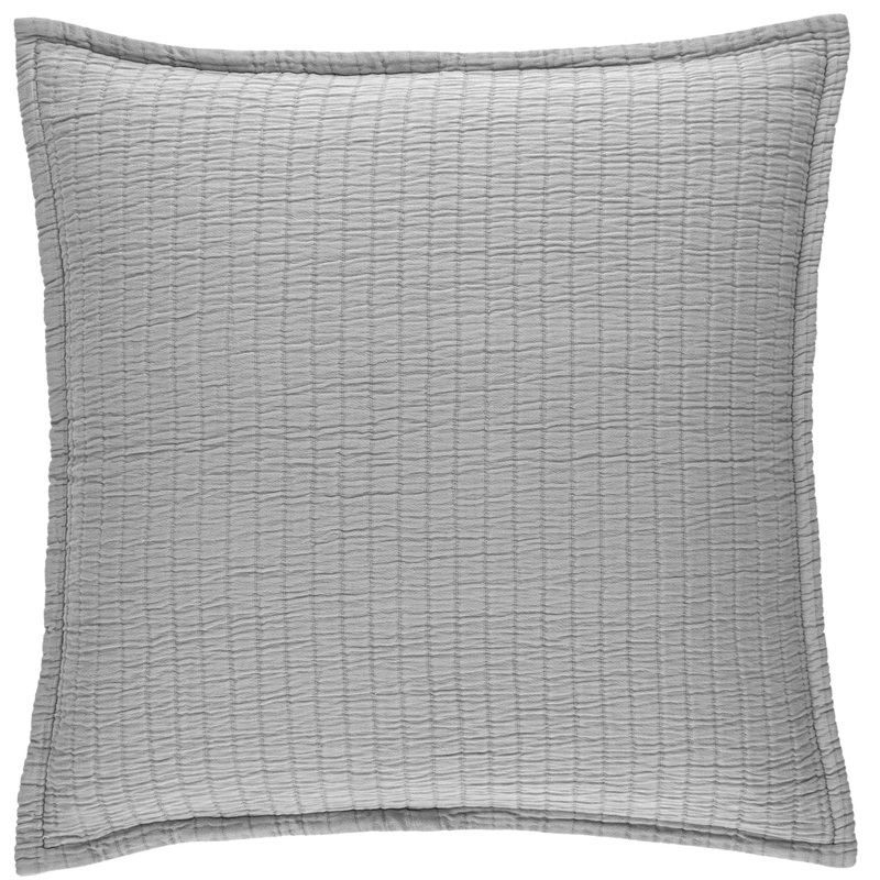 Boyfriend Matelasse Sham | Grey