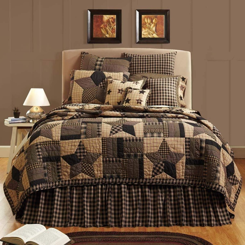 Bingham Star California King Quilt 130Wx115L