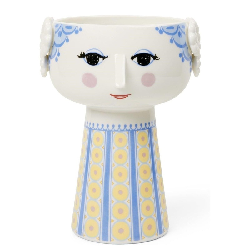 Bjrn Wiinblad Eva Vase, Blue