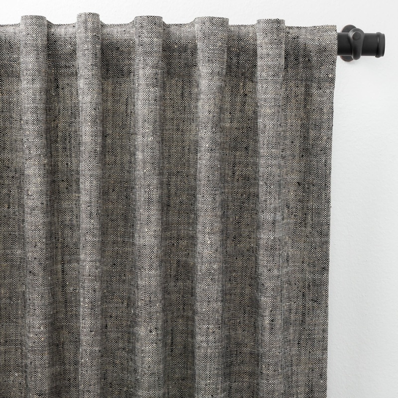 Greylock Curtain Panel | Black
