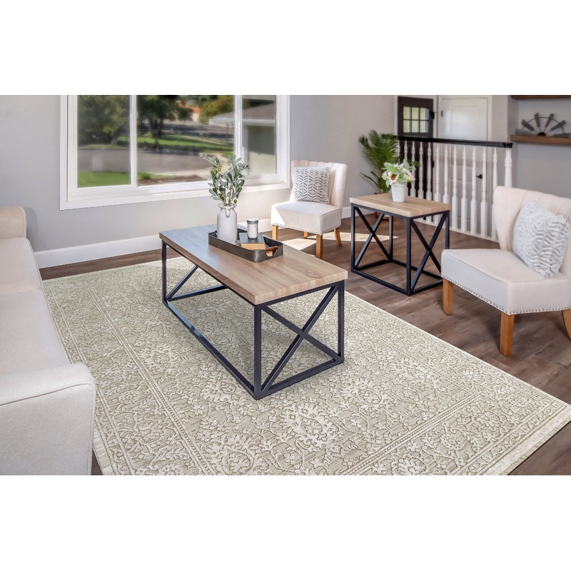 BAILEY 3882 Beige/Ivory/Grey