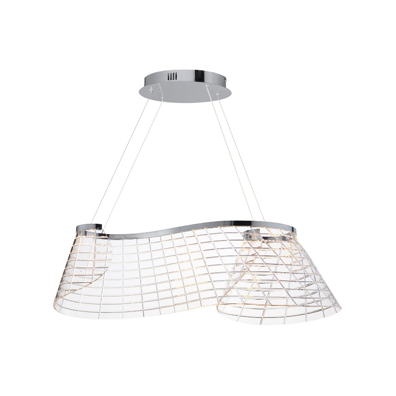 ET2 E24814 Tartan 1-lt 32″ LED Linear Pendant, 3CCT Selectable