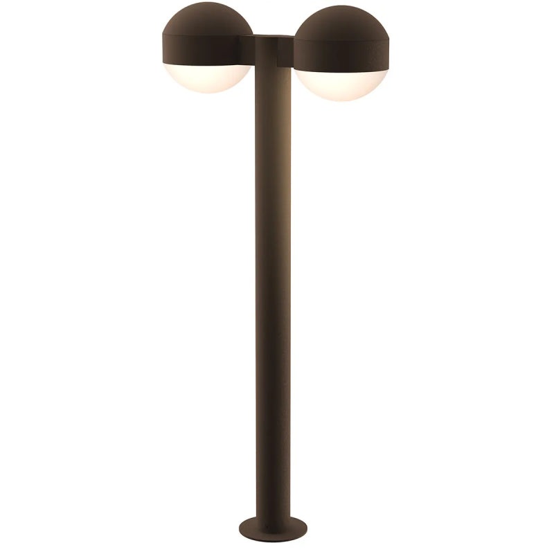 Sonneman 7308 Reals 30″ Tall LED Double Bollard – Dome Cap