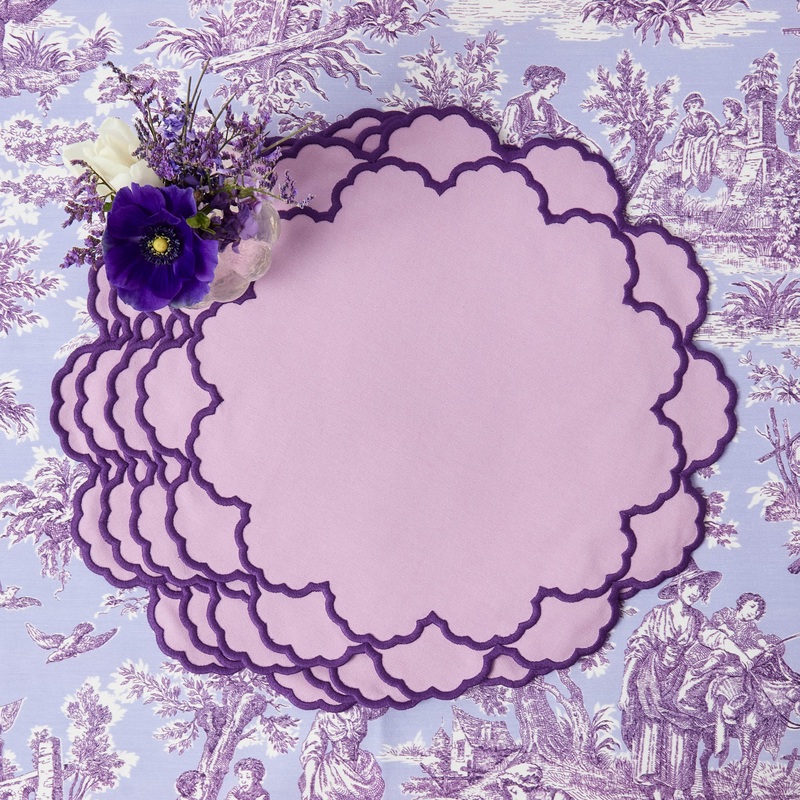 Lily Purple Placemats (Set of 4)