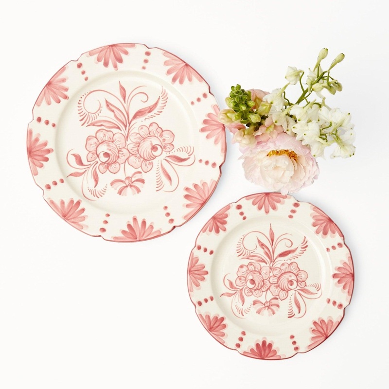 Seville Pink Gardnia Starter Plate