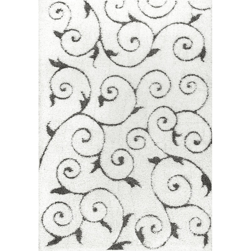Vine Swirls Rug | Beige