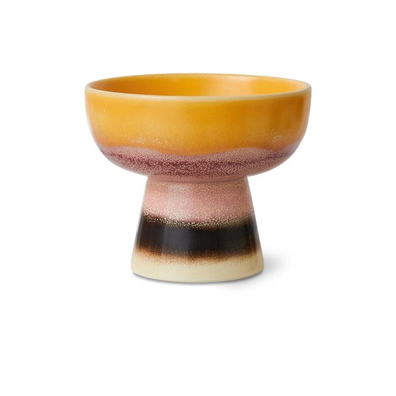 70s Ceramics: Tapas Bowl on Base – Sunshade S