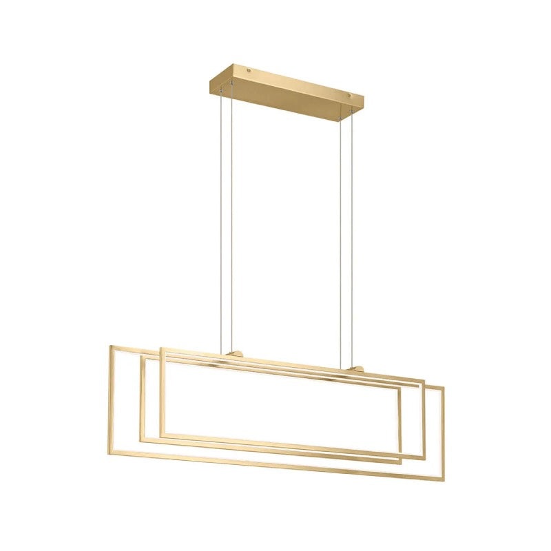 Elan 84331 Jestin 3-lt 46″ LED Linear Chandelier