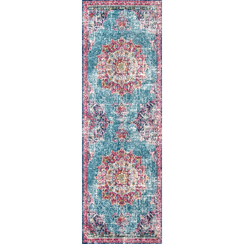 Sunny Wildflower Medallion Rug | Multicolor