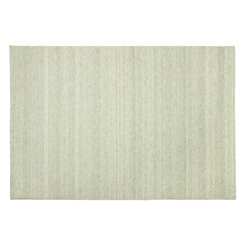 Wool Soumak Rug in sage – Custom – 7′ Wide