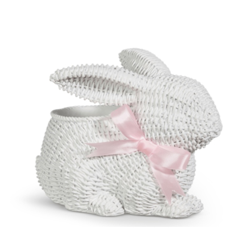 10″ Woven Bunny Planter