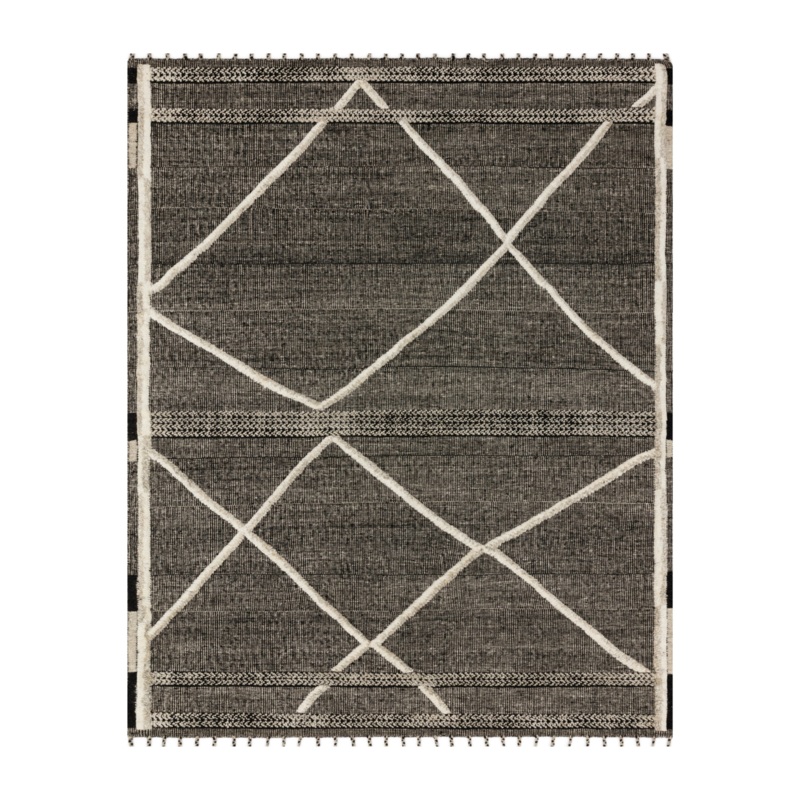 Loloi Iman Beige / Charcoal Rug