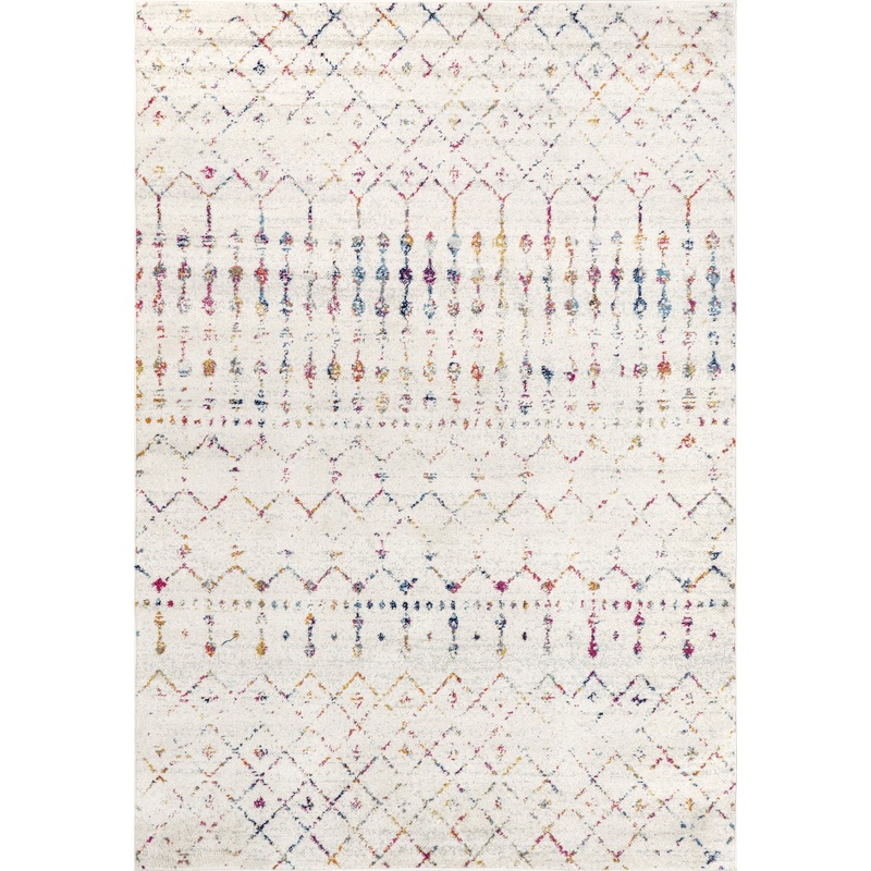 Moroccan Trellis Rug | Light Multicolor