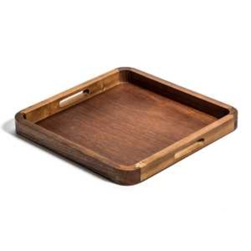 Wooden Square Serving Tray