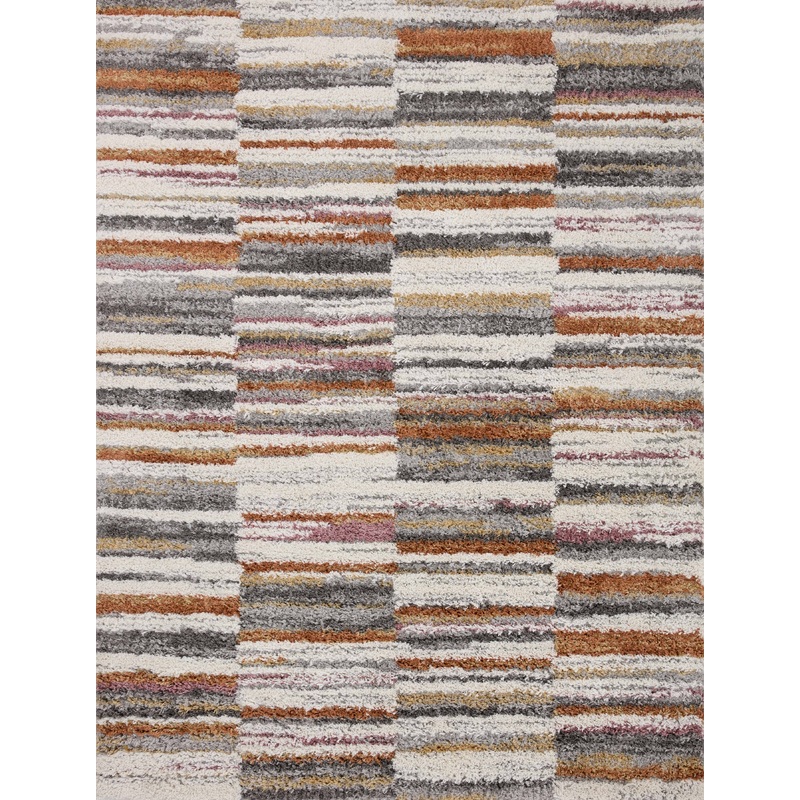 Loloi Levitt Shag Rug | Ivory / Sunset