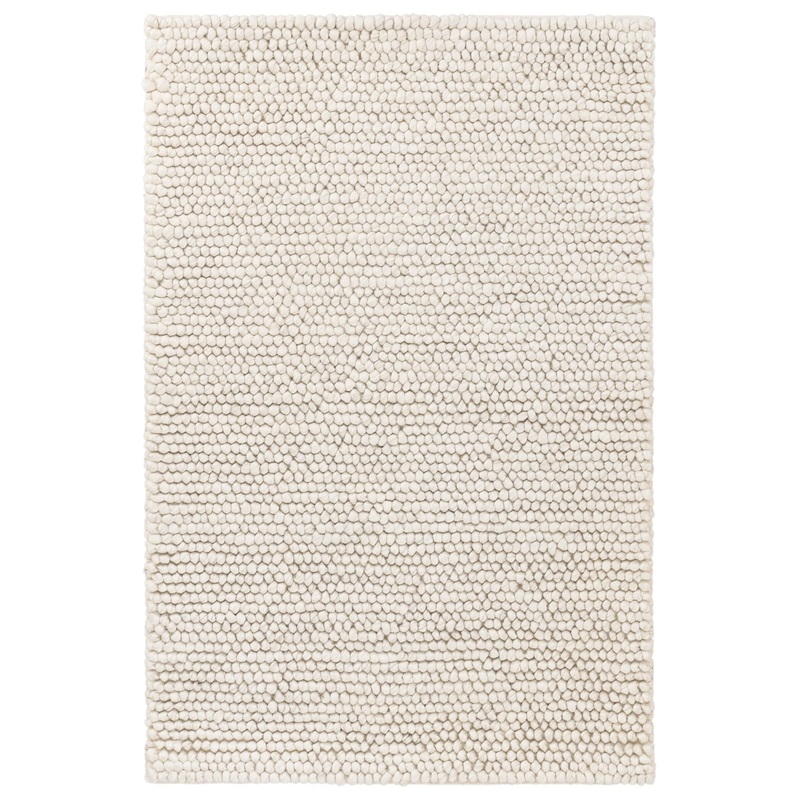 Niels Handwoven Wool/Viscose Rug | Ivory