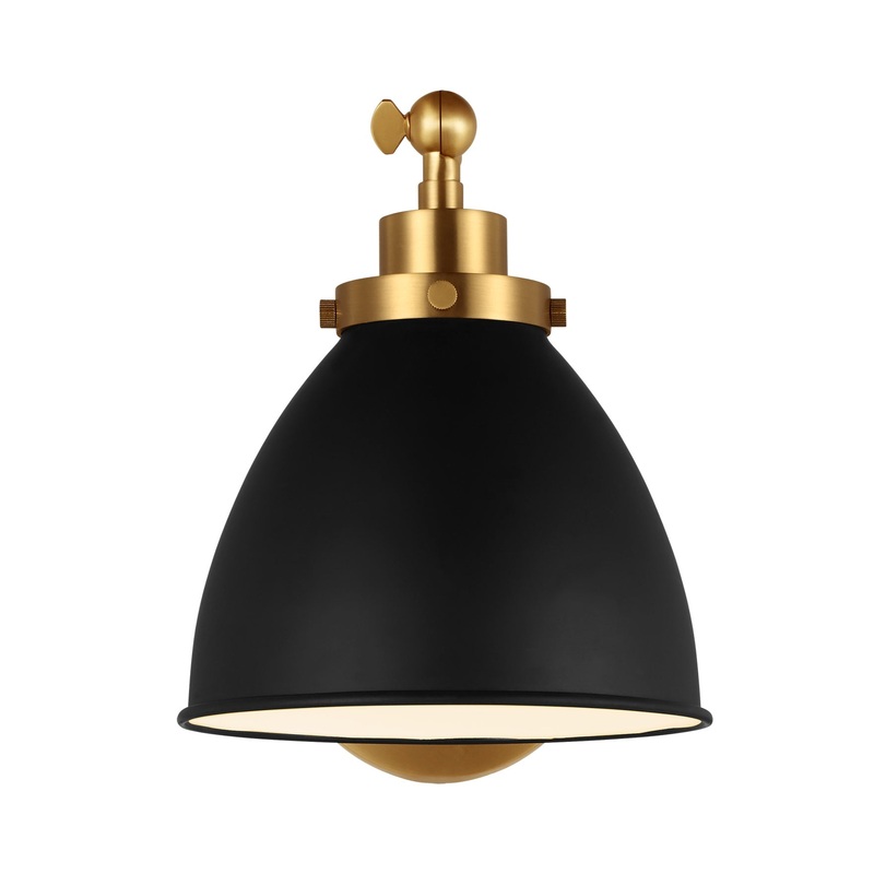 Wellfleet Single Arm Dome Task Sconce
