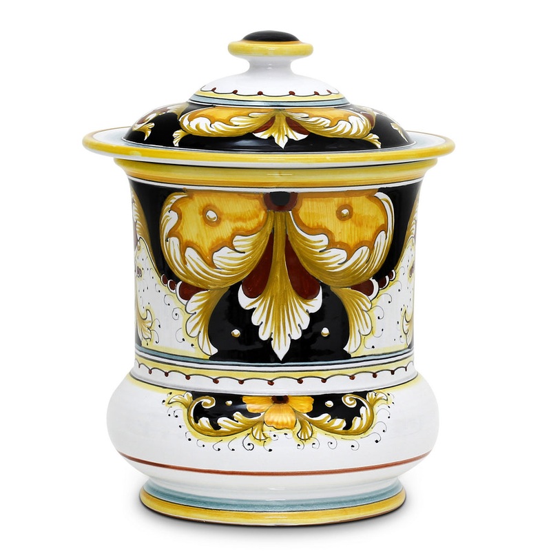 DERUTA VARIO: Large Luxury Shaped Decorative Ceramic Canister