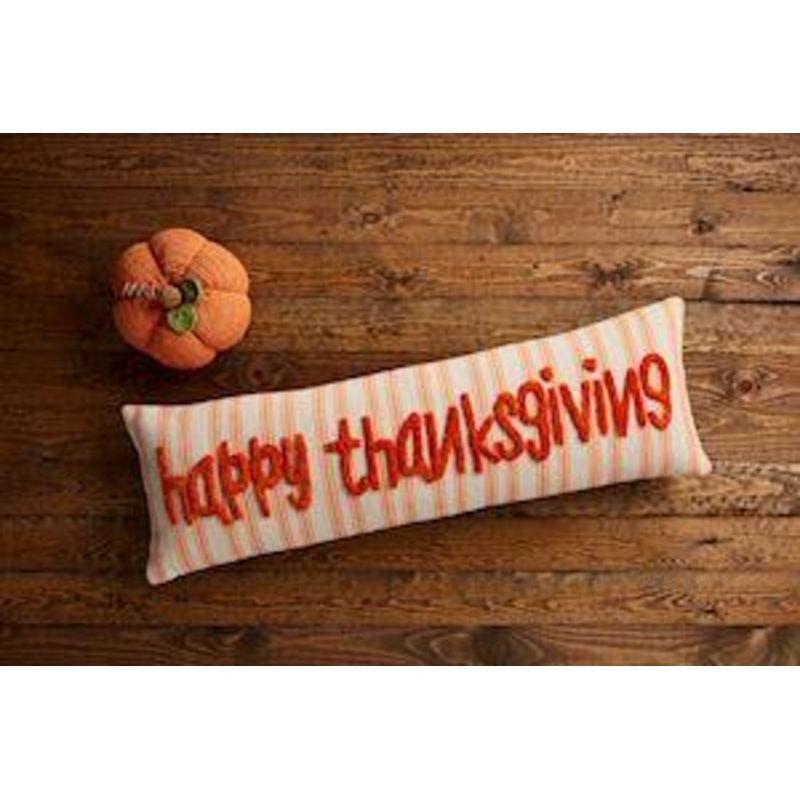 Happy Thanksgiving Long Pillow
