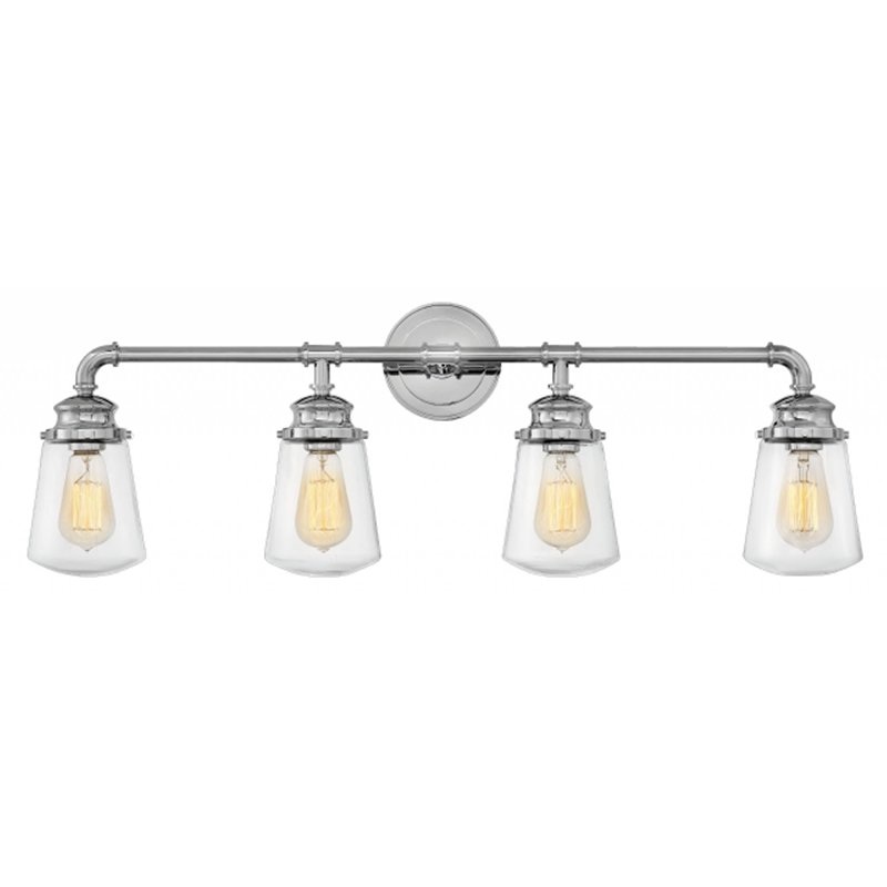 Hinkley 5034 Fritz 4-lt 34″ LED Bath Light