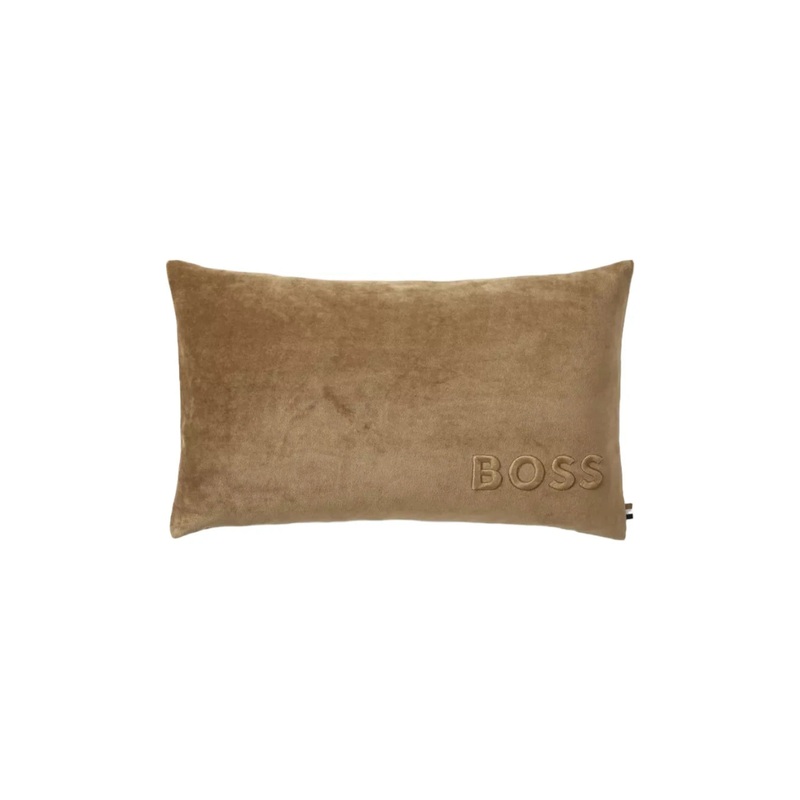 Hugo Boss Bold Logo Velour Accent Pillow
