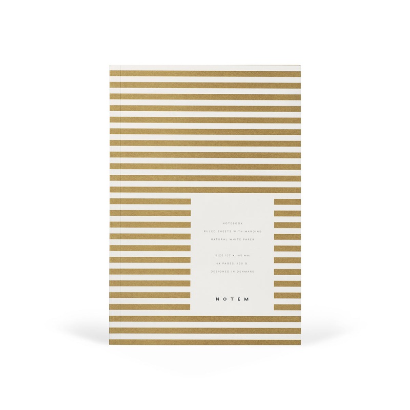 NOTEM Vita Notebook, Small – Ochre